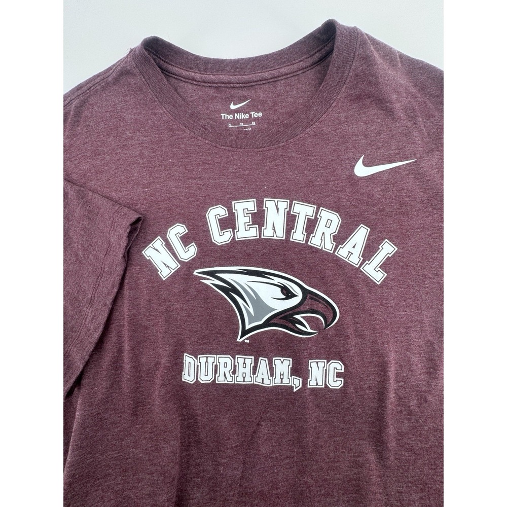 North Carolina Central University Eagles NIKE Tri Blend Shirt Mens XL